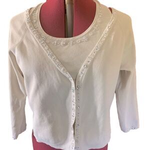 CABLE & Gauge sweater set size L